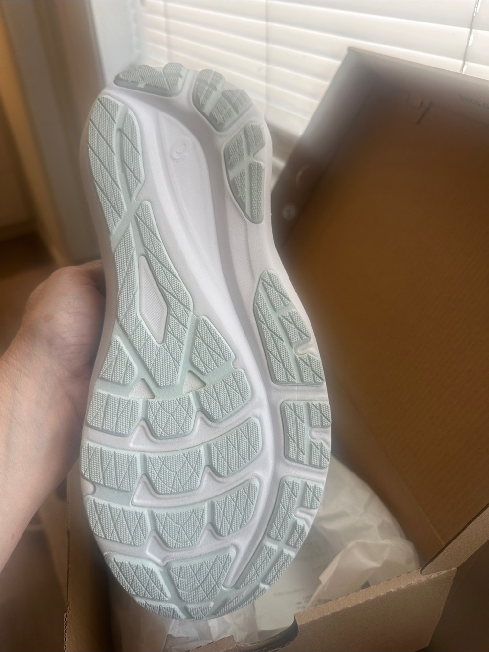 Women’s White Athletic Running Shoe with Cushioned Support - Picture 2 of 5